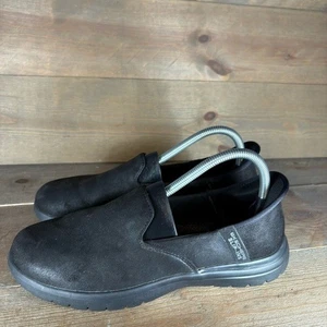 skechers slip ins captivating womens size 8 shoes black slip on sneakers - Picture 1 of 8