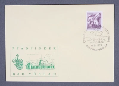 Cubierta MayfairStamps Austria 1972 Bad Voslau Boy Scouts aau_93859 Foto 1 de 2