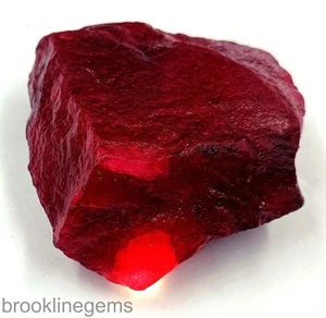 Large 1192.05 Ct Natural Dyed Red Ruby Rough EGL Certified Loose Gemstone "5NSP - Picture 1 of 10