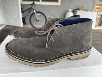 Kenneth Cole Reaction 253923 Hombres Abie Desert Chuckka Bota Gris Oscuro Talla 10 M Foto 1 de 4