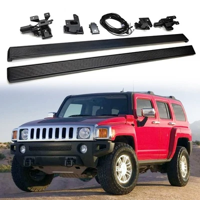 Tabla de correr eléctrica desplegable pedal de paso lateral apto para Hummer H3 2006-2010 Foto 1 de 4