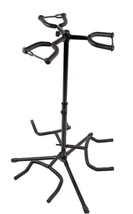 3 Head Locking Gitarrenständer funktioniert mit Akustik-, Elektro- und Bassgitarren. - Bild 1 von 8