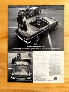 1973 Print Ad MGB MG Midget - Picture 1 of 1