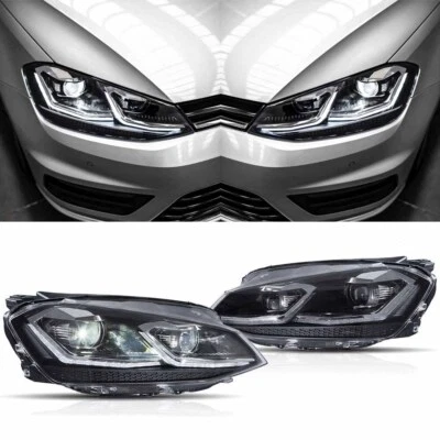 Voll LED Projektor Front Scheinwerfer für VW Golf 7.5 Mk7.5 2017-2021 L+R E-Mark - Bild 1 von 4
