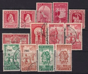 NEW ZEALAND.... Collection Health, 13 stamps cv $250 (1929-41) - Picture 1 of 1
