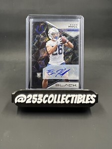EVAN HULL RC 2023 PANINI BLACK AUTO /35 SSP- NFL INDIANAPOLIS COLTS
