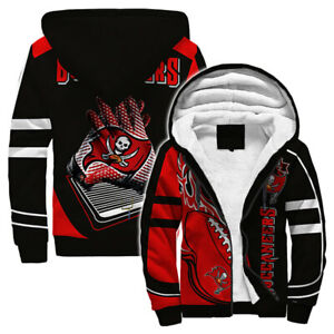 TAMPA BAY BUCCANEERS Unisex Fleece 3D Hoodie Jacket Jackets US S-5XL Football 