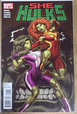2010 She-Hulks #1 Dynamic Forces Ryan Stegman Autographed 1/150 w/LoA High Grade