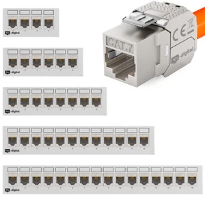 Cat7 Patchpanel 4/6/8/12/16 - Port Desktop Verteiler Patchfeld LAN RJ45 Cat 7 - Bild 1 von 58