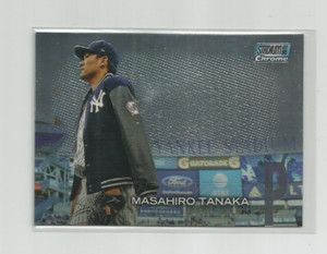 MASAHIRO TANAKA (Yankees) 2018 TOPPS STADIUM CLUB CHROME PARALLEL CARD #SCC-54