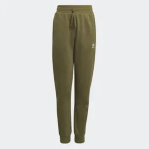 Adidas Adicolor Essentials Trefoil Jogger Sweatpants Youth Kid's M Focus Olive - Picture 1 of 4