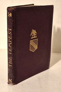 THE TEMPEST, William Shakespeare, 1899 Leather, Book, Drama, Temple - Picture 1 of 12