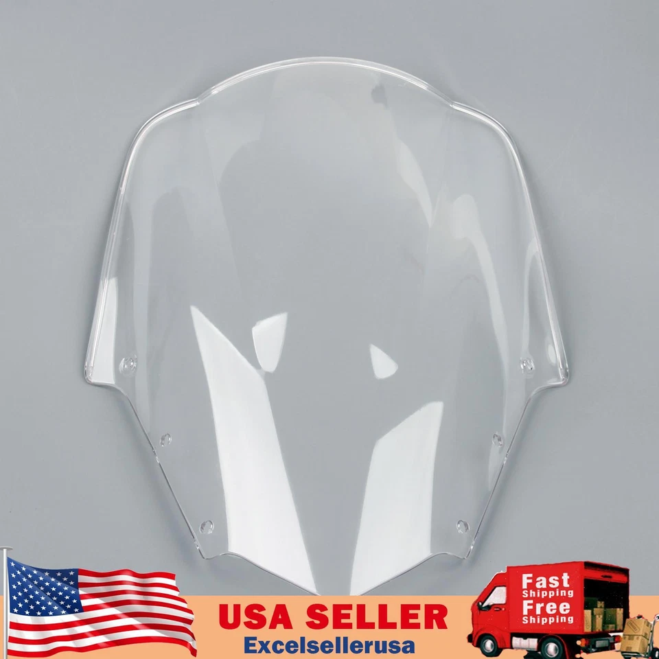 Windshield Windscreen Double Bubble For Yamaha FZ1 FZ1S 2006-2015 Clear USA Foto 1 de 3
