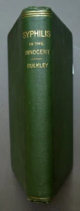 Syphilis IN The Innocent (Syphilis Insotium) Duncan Bulkley De Nueva York 1894 - Imagen 1 de 3