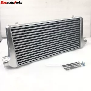 "Intercooler de montaje frontal de 3"" de aluminio pulido 3"" X13"" X3" - Imagen 1 de 7