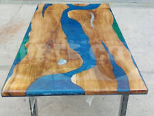 Handmade Epoxy Resin Countertop Slab Dine Room Table Conference Table for Office