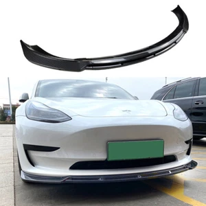 For Tesla Model 3 2017-2023 Front Bumper Lower Spoiler Lip Diffuser Protector - Imagen 1 de 10