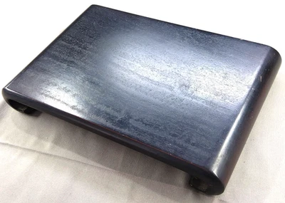 Jarrón japonés de madera Ikebana soporte de exhibición de bonsái con patas enrollables 6,7 x 9,4 x 1,6 pulgadas Foto 1 de 4