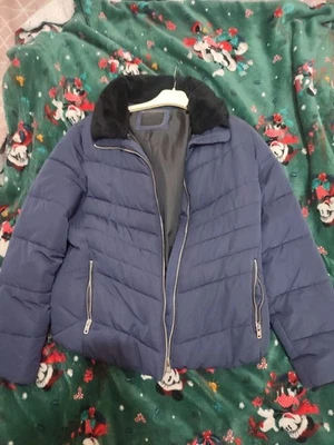 Casaco azul feminino - Imagem 1 de 4