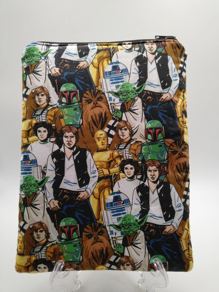 Handmade small zipper bag made with Star Wars Licensed fabric - Image 1 of 1