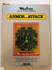 🔥 Armor Attack dla Vectrex PRZETESTOWANY w pudełku z wkładką i autentyczną nakładką