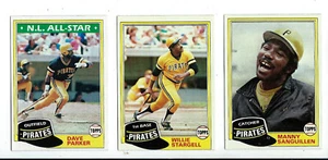 PIRATES ALL-TIME GREATS 1981 (4 Lot) *Brite Color *Spotless Surface *Razor Sharp - Picture 1 of 2