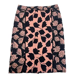 Ann Taylor Blumen Jacquard Bleistiftrock Größe 6 Büro Karriere Business Freizeit - Bild 1 von 9