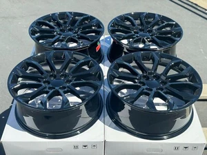 2024 Wheels Rims 22" GMC Sierra Yukon Chevy Silverado 1500 Tahoe OEM Specs - Picture 1 of 4