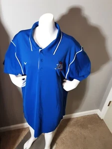 Men's Nike Dri-Fit University of Tulsa Golden Hurricanes Golf Polo Size XL Blue - Picture 1 of 5