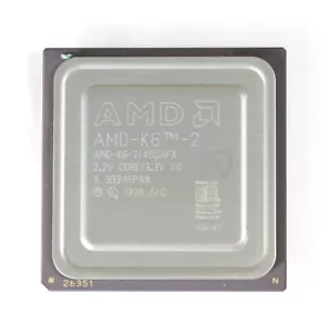 Socket 7 CPU - AMD K6-2 450MHz - AMD-K6-2/450AFX - TESTED - Picture 1 of 2