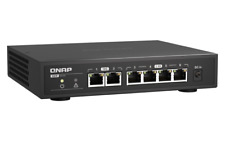 NEW QNAP QSW-2104-2T Unmanaged SWITCH 2-port 10GbE RJ45 4-port 2.5GbE Ethernet 