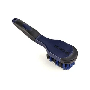 Shires Ezi-Groom Grip Bucket Brush - 1379 Navy - Picture 1 of 1