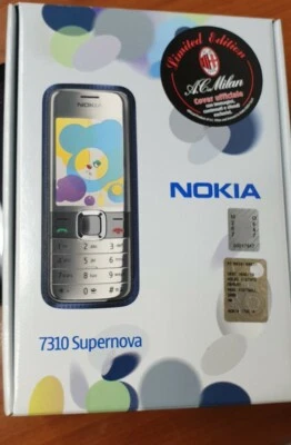 Nokia 7310 Supernova Limited Edition A.C. Milan + Powerbank OMAGGIO!!! - Immagine 1 di 4