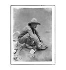 Placer Miner on the Colorado River near Lees Ferry, 1930 Gold Rush...8X10 Print