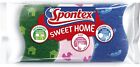 Spontex Sweet Home Schwamm-Set, Scheuerschwämme für Küche, Bad und Universal (4 