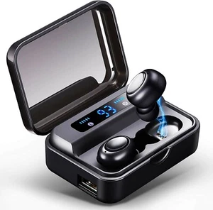 Écouteurs Sans Fil Bluetooth Casque Mini Bluetooth Écouteurs Super Bass - Photo 1 sur 9