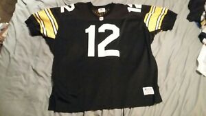 TERRY BRADSWHAW #12 PITTSBURGH STEELERS STARTER AUTHENTIC FOOTBALL JERSEY sz 48