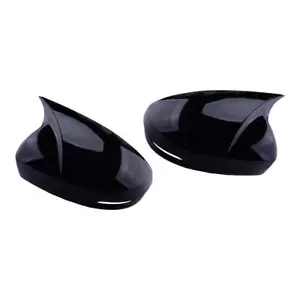 Cubierta de espejo retrovisor lateral negro brillante apta para Honda Fit 14-2020 - Imagen 1 de 4