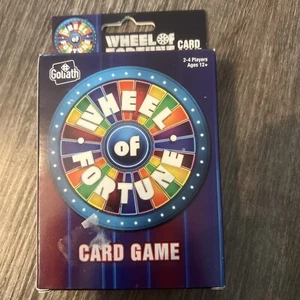 Goliath 2022 Wheel of Fortune Card Game Brand NEW 2-4 Players 12+ - Picture 1 of 3