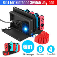 Game Charger Station Charging Dock Stand&Card Holder for Nintendo Switch Joy-Con