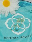 Kendra Scott Gwenyth Linear Earrings Blue Goldtone ** Sold Out Style/Color **