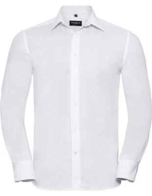 Sp Camicia Uomo Maniche Lunghe Kent Colletto Pflegeleicht Bianco 2XL 45/46 Slim - Immagine 1 di 4