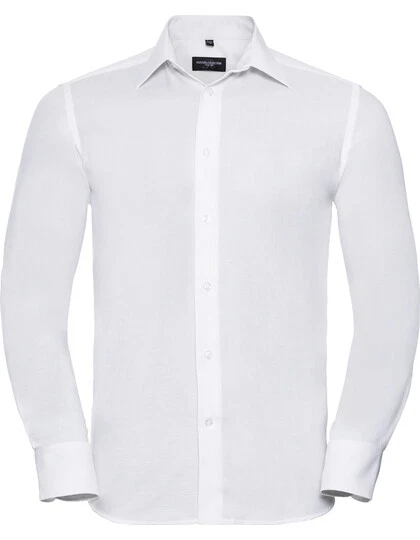 Sp Camicia Uomo Maniche Lunghe Kent Colletto Pflegeleicht Bianco 2XL 45/46 Slim - Immagine 1 di 4