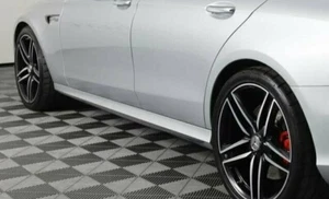 Mercedes-Benz OEM Gloss Black Side Skirt Inserts W213 E63 AMG (S) Brand New - Picture 1 of 2