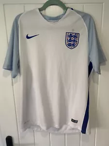 England Football Shirt Large Mens White Nike 2016 - Picture 1 of 11