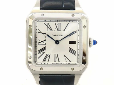 Cartier WSSA0022 Santos Dumont Uhr LM Lederarmband/Quarz #016 - Bild 1 von 4
