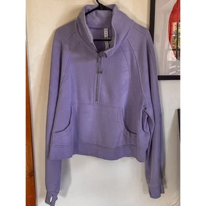 Lululemon Scuba Oversized Funnel Neck Half-Zip XL/XXL Flieder Lila Sweatshirt - Bild 1 von 6