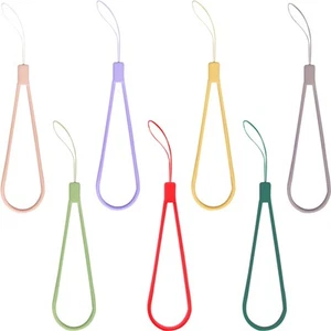 7 Pcs Braided Silicone Lanyard Anti Theft Phone Strap Mobile Hand - Photo 1 sur 12