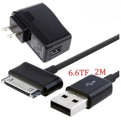 2A AC Adapter Charger + USB Cable for Samsung Galaxy Tab Tablet 7 8.9 10.1 Inch - Image 1 of 4
