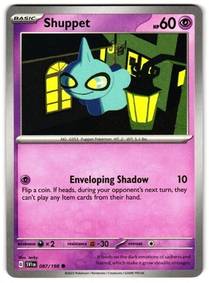 Shuppet 087/198 Common SV01: Scarlet & Violet Base Set NM - Image 1 of 2